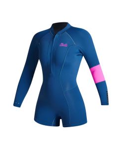 Mystic Neoprenanzug Lunar 2/2 Damen Shorty 437-Summer Blue 2024 Shorty Neoprenanzug 1