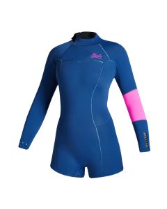 Mystic Neoprenanzug Lunar Summer Blue 2/2 Damen Shorty 437-Summer Blue 2024 Shorty Neoprenanzug 1