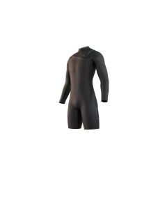 Mystic Neoprenanzug Motion Longarm Shorty Fzip 3/2 Herren Shorty Black 2025 Shorty Neoprenanzug 1