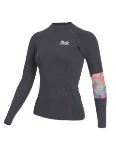 Mystic Neopren Top Lunar - 802-Dark Grey 2024 Tops, Lycras, Rashvests 1