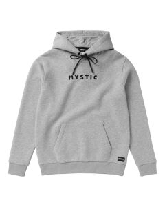 Mystic Pullover Brand Hood Sweat Light Grey Melee Herren 2025 Sweater 1