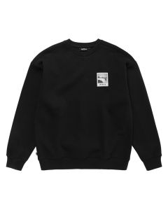 Mystic Pullover Fjord Crew Sweat 900-Black Herren 2024 Sweater 1