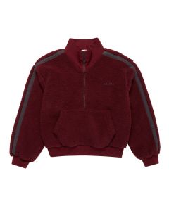 Mystic Pullover Teddy Zip Up Sweat Women 321-Red Wine Damen 2024 Sweater 1