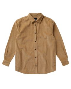 Mystic T-Shirt Corduroy Shirt 730-Slate Brown Herren 2025 Fashion 1