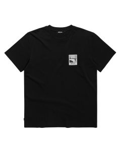 Mystic T-Shirt Fjord Tee 900-Black Herren 2024 T-Shirts 1