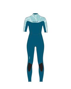 Neil Pryde Neoprenanzug Spark Steamer BZ 3/2 Damen Langarm C2 Petrol / floral 2024 Langarm Neoprenanzug 1