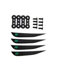 North Kite Zubehör Flare Twintip Accessory Kit 900 Black 2023 Ersatzteile 1