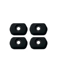 North Wing Foil Zubehör Free-Lo Strap Washers - set of 4 900-Black 2025 Wing & Foil Ersatzteile 1