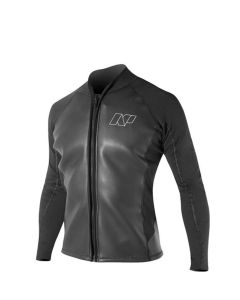 NP Neopren Überzieher SUP Retro Jacket 2 C1 black 2020 Tops, Lycras, Rashvests 1