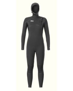 Picture Neoprenanzug DOME W FZ HOOD 5/4 Damen Langarm A Black 2023 Langarm Neoprenanzug 1