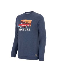 Picture Sweater CHUCK CREW A Dark blue melange Herren 2021 Sweater 1