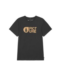 Picture T-Shirt BASEMENT CORK TEE B Black Herren 2023 T-Shirts 1