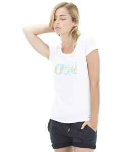 Picture T-Shirt BASEMENT PALM White Damen 2018 T-Shirts 1