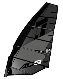 Point 7 Windsurf Segel AC-0 Black 2025 Freerace 1