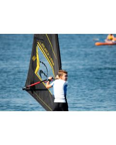Point 7 Windsurf Segel SKOOL Beginners Black/ Yellow 2025 Kids 1