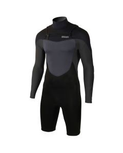 Pro Limit Neo Anzug Fusion Freezip Sunset Shorty La 2/2 Herren Shorty Black 2023 Shorty Neoprenanzug 1