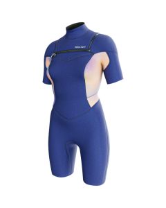 Pro Limit Neoprenanzug Fire Shorty Freezip FL 2/2 Damen Shorty Blue/Peach 2025 Shorty Neoprenanzug 1