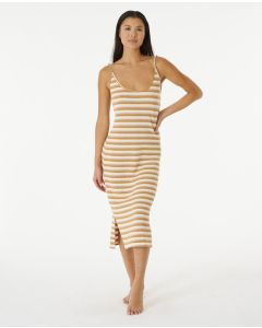 Rip Curl Kleid BOBBI STRIPE MIDI DRESS 281-BLUSH Damen 2023 Kleider 1