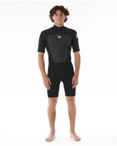 Rip Curl Neoprenanzug OMEGA BZ SPRING 2/2 Herren Shorty 0090-BLACK 2025 Shorty Neoprenanzug 1
