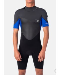 Rip Curl Neoprenanzug OMEGA S/SL SPRING 1,5 Herren Shorty BLUE 2021 Shorty Neoprenanzug 1