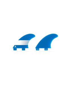 Roam Wellenreiter Finnen Sidebite Fin Set two tab Blau - 2025 Finnen 1