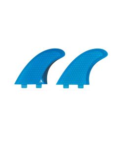 Roam Wellenreiter Finnen Twin Fin Set two tab Blau - 2025 Finnen 1