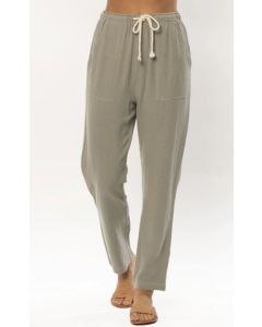 Sisstr Hose BEACHWOOD PANT LAG-Light Agave Damen 2024 Walkshorts 1