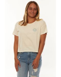 Sisstr T-Shirt THIRD EYE SS KNIT CROP TEE VWT-Vintage White Damen 2023 Fashion 1