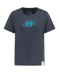 SOMWR T-Shirt THE PLANET#S HERE INDIA INK BLUE Damen 2021 Tops 1