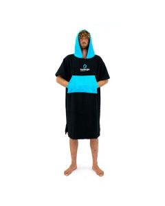 Surflogic Poncho Towel Poncho black/cyan (co) Poncho 1