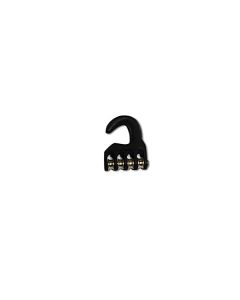 Unifiber Windsurf Zubehör Pulley-Hook Aluminium 4 rollers - 20 mm Powerjoint/Kleinteile 1