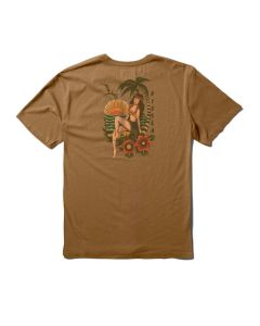 Vissla T-Shirt Lei'd Back SS PKT Tee RUB-Rubber Herren 2024 T-Shirts 1
