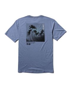 Vissla T-Shirt Planet Positive Comp Lite Eco Drirelease Tee HRT-Harbor Blue Heather Herren 2025 T-Shirts 1