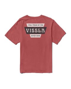 Vissla T-Shirt Stacks Premium PKT Tee BRK-Brick Herren 2024 T-Shirts 1