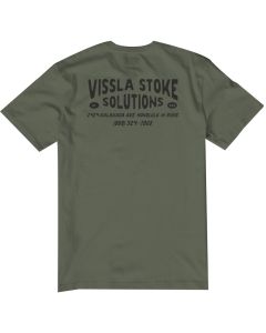 Vissla T-Shirt Stoke Solution SS PKT Tee ARM-Army Herren 2023 T-Shirts 1