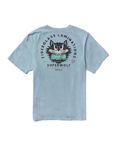 Vissla T-Shirt Super Wolf Premium PKT Tee CMB-Chambray Herren 2024 T-Shirts 1