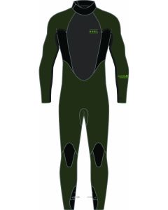 Xcel Neoprenanzug Mens Axis Wind OS 5/4 Herren Dark Forest 2021 Langarm Neoprenanzug 1