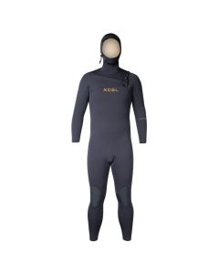 Xcel Neoprenanzug Men's Comp+ Hooded 4/3 Herren Langarm Black 2025 Langarm Neoprenanzug 1
