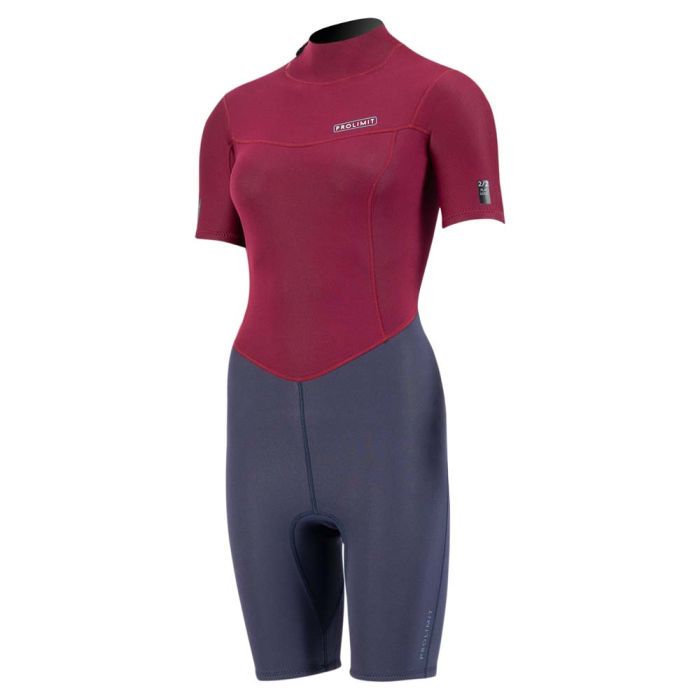 Pro Limit Neo Anzug Edge Shorty 2/2 Damen Shorty Navy/Wine 2024 Shorty Neoprenanzug 3