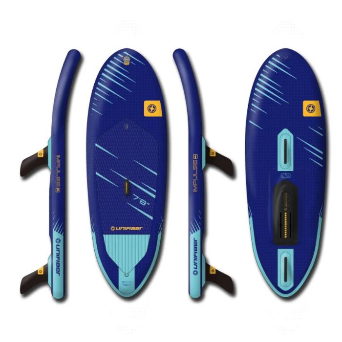 Unifiber Wing Foil Komplett Set Impulse 7'8 (FCD) mit Wing, 2000 Front Wing Foil - 2024 Komplettsets 2