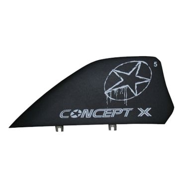 Concept X Kitesurf Ersatzteile Kitefinne HC black (co) Kiten 1