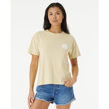 Rip Curl T-Shirt WETTIE ICON RELAXED TEE 31-NATURAL 2023 Fashion 1