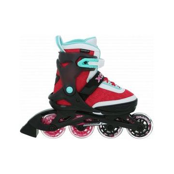 Stuf Inline Skates XOOM 2 GIRL weiss-schwarz-pink 2021 Skaten 1