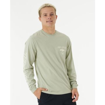 Rip Curl T-Shirt FADE OUT ICON L/S TEE 3396-SAGE 2023 Fashion 1