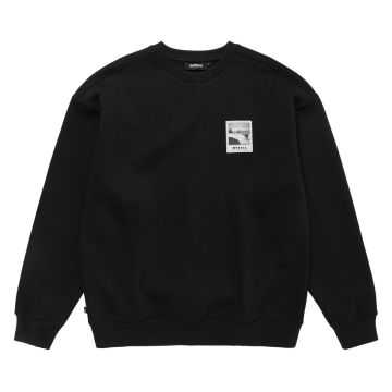 Mystic Pullover Fjord Crew Sweat 900-Black Herren 2024 Sweater 1