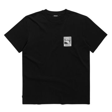 Mystic T-Shirt Fjord Tee 900-Black Herren 2024 Fashion 1