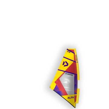 Duotone Windsurf Segel Alfa C24:red/yellow 2024 Freeride 1