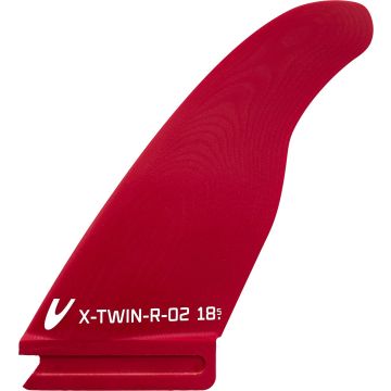 Maui Ultra Fins Windsurf Finne X-TWIN-R-02 ROT US/SLOT Finnen 1