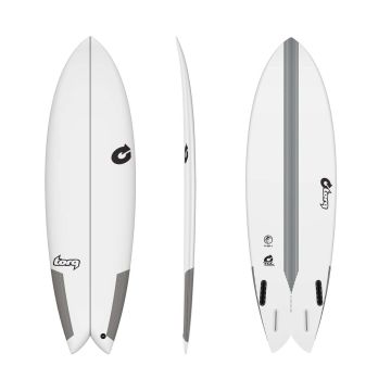Torq Surfboard Wellenreiter TEC Fish White (co) Wellenreiten 1