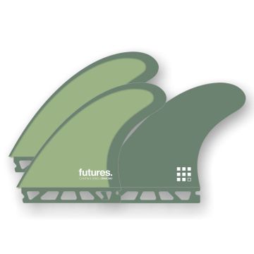 Futures Finnen Thruster Fin Set Pancho Sullivan Control Grün 2024 Zubehör 1